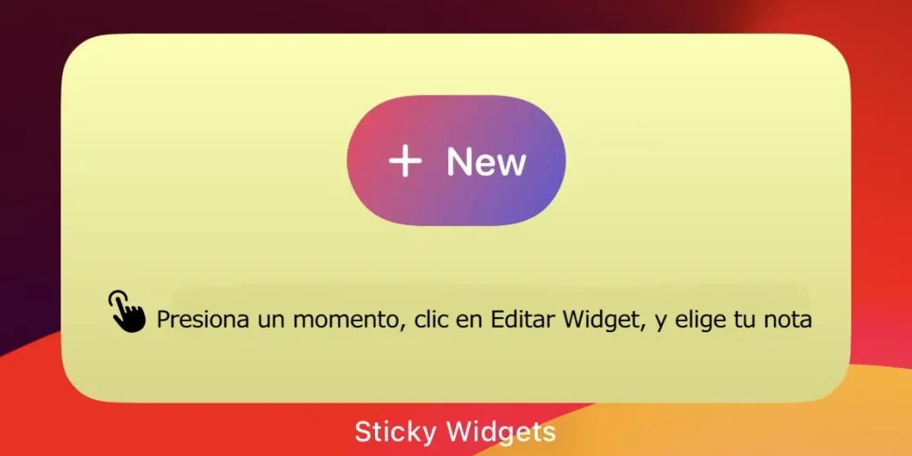 Cómo utilizar las aplicaciones de widgets adhesivos