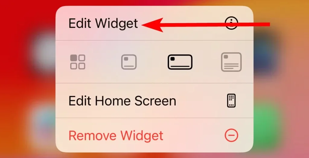 Editar widget