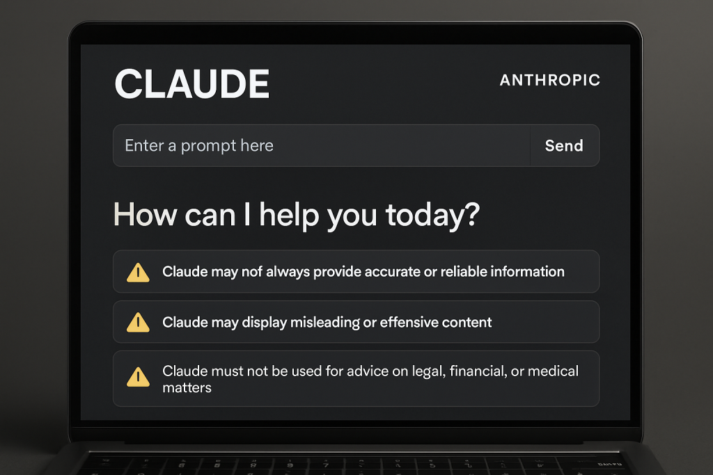 El modelo de IA más peligroso de Anthropic y sus restricciones explicadas Interfaz del modelo Claude 4 de Anthropic con advertencias de seguridad ASL-3 visibles
