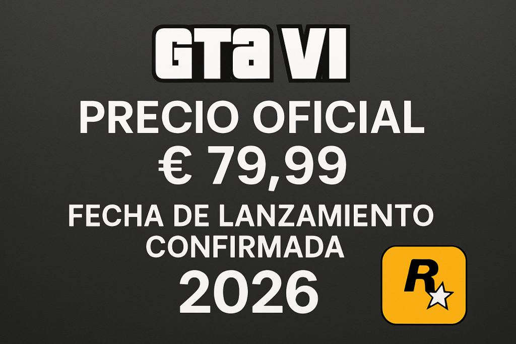 GTA VI precio oficial y fecha de lanzamiento confirmada por Rockstar Games en 2026