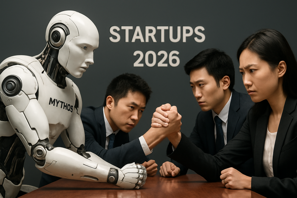 Modelos de IA Mythos de Anthropic compitiendo con startups asiáticas en 2026